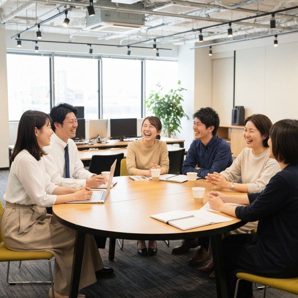 座談会のイラスト